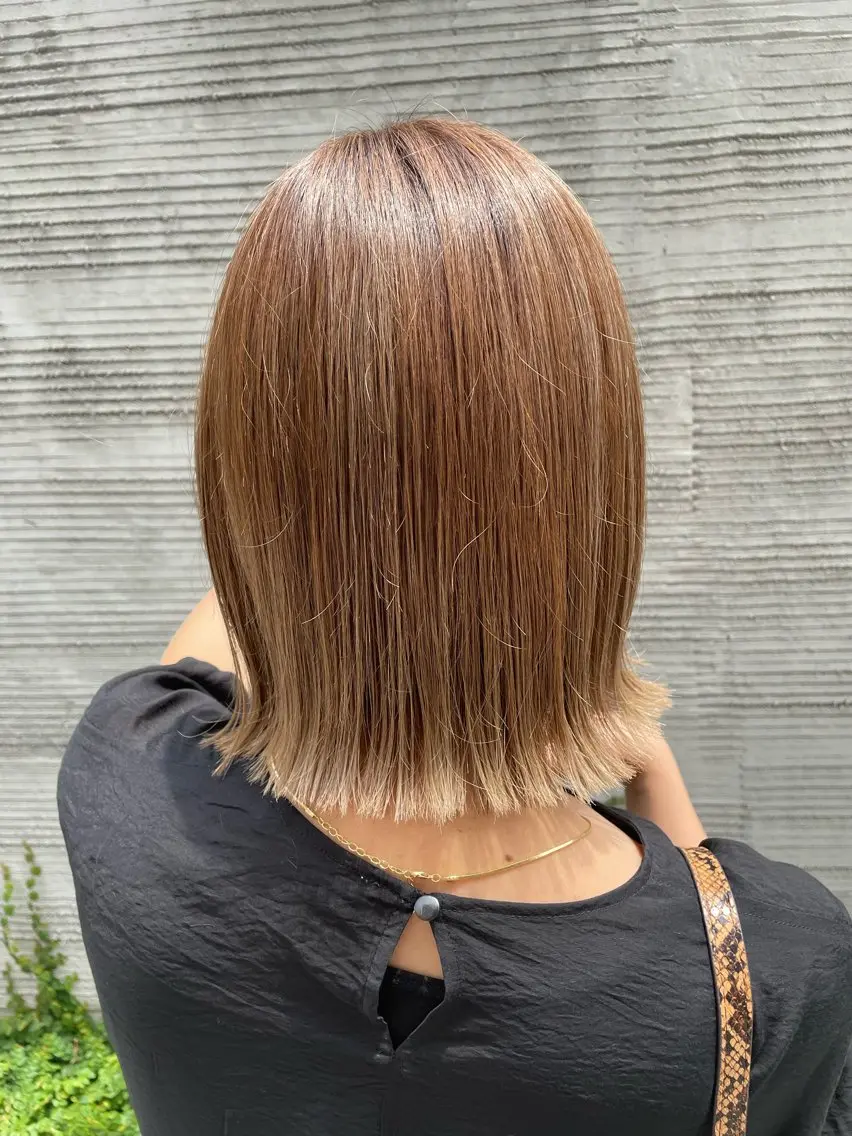 【カラーの度にキレイな髪】ダメージレスカラー+TOKIO limitedTR ¥11000の写真