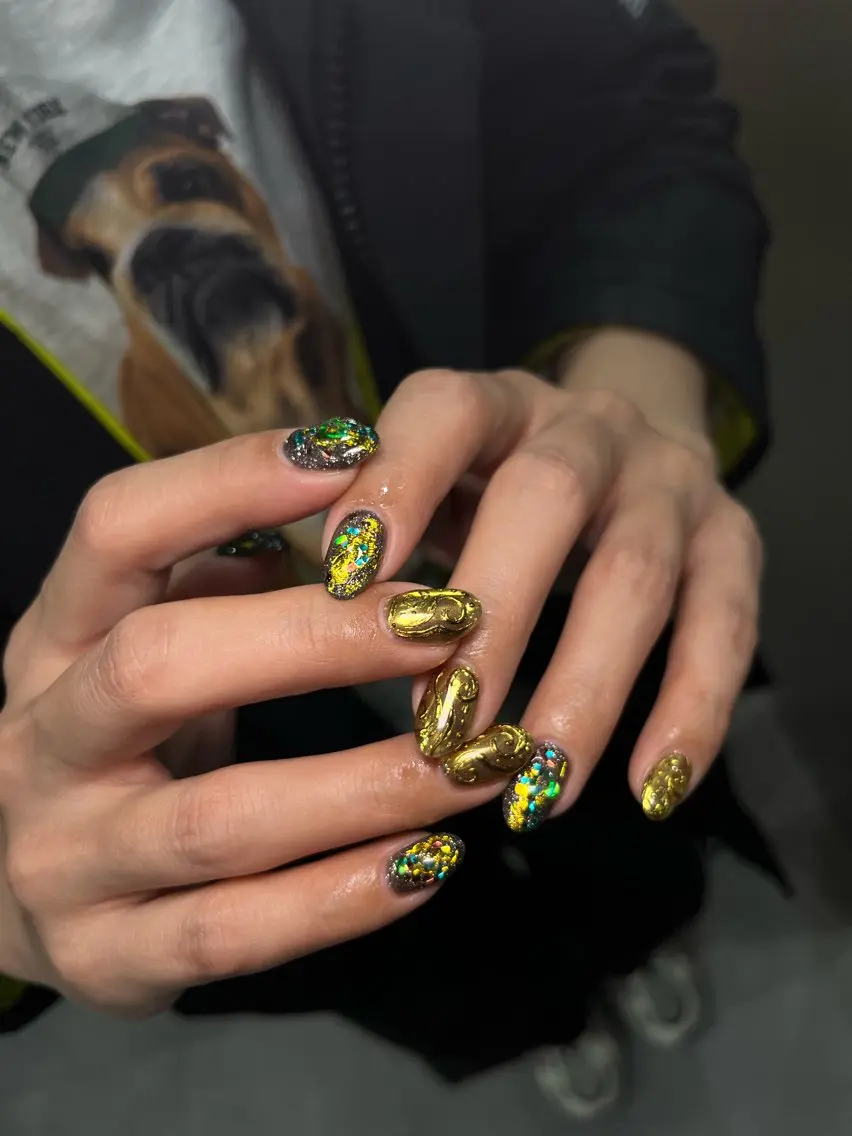 【オフ有】定額Cコース💅🏻個性派モードアートの写真