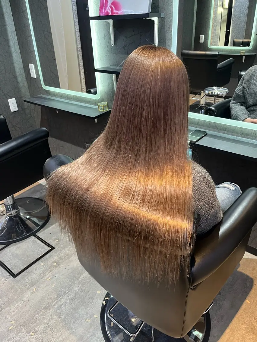 ロング エクステ ケアブリーチ&シール エクステの店和田翔莉のヘアスタイル