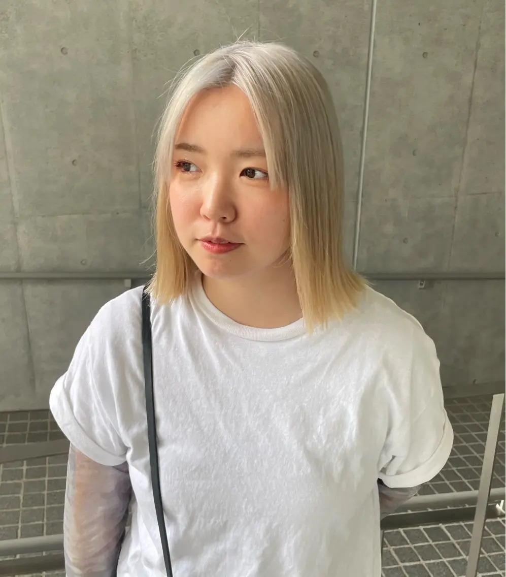 ミディアム カラー 🌈メンズパーマ🌈 メンズカットアリサのヘアスタイル