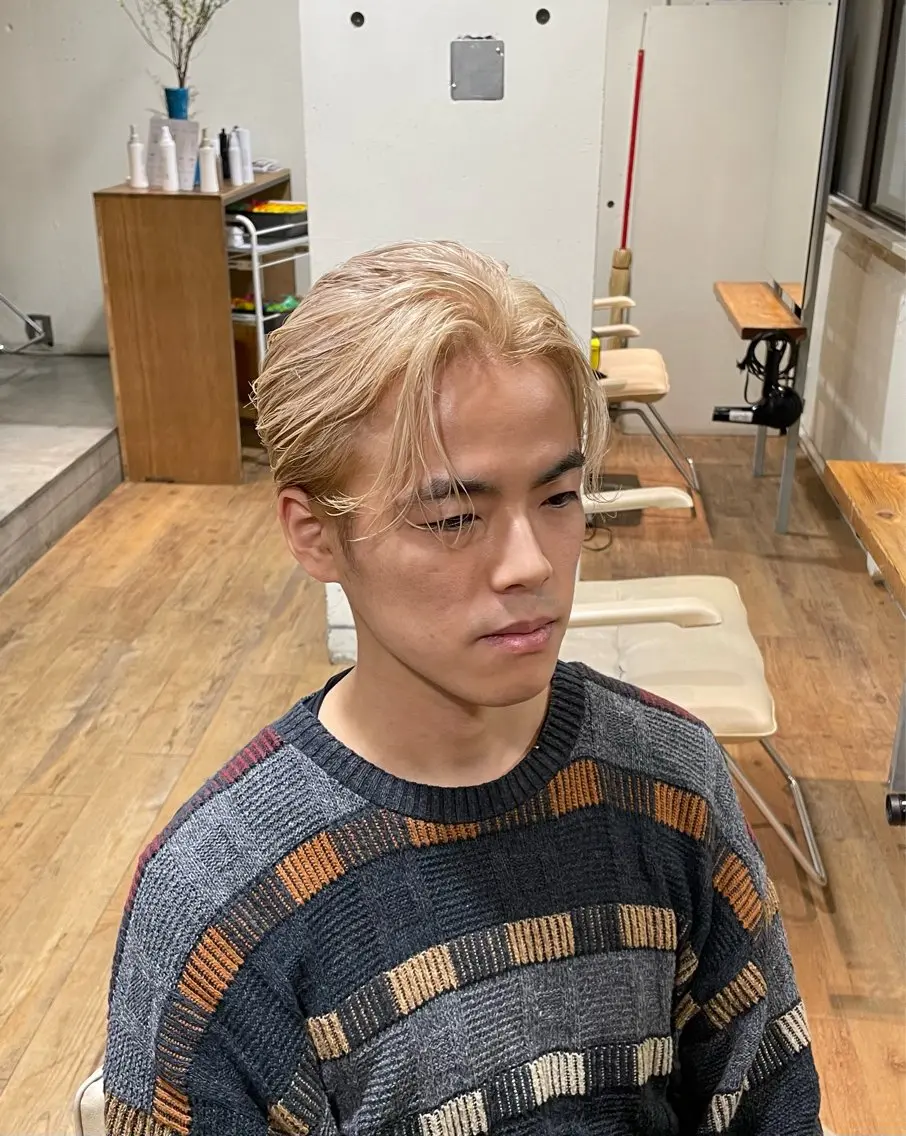 カラー メンズ YUKI 新宿カット パーマ/カラーのヘアスタイル