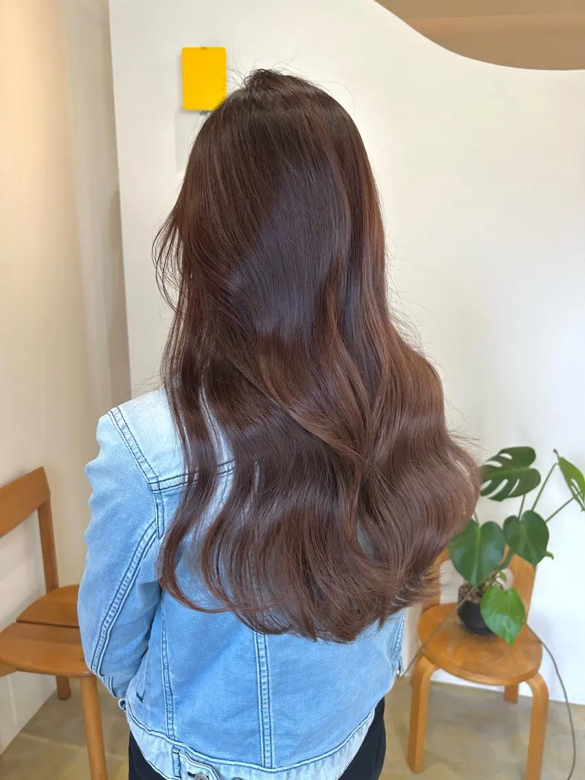 ロング カラー カット ヘアカラー トリートメント mayu .のヘアスタイル