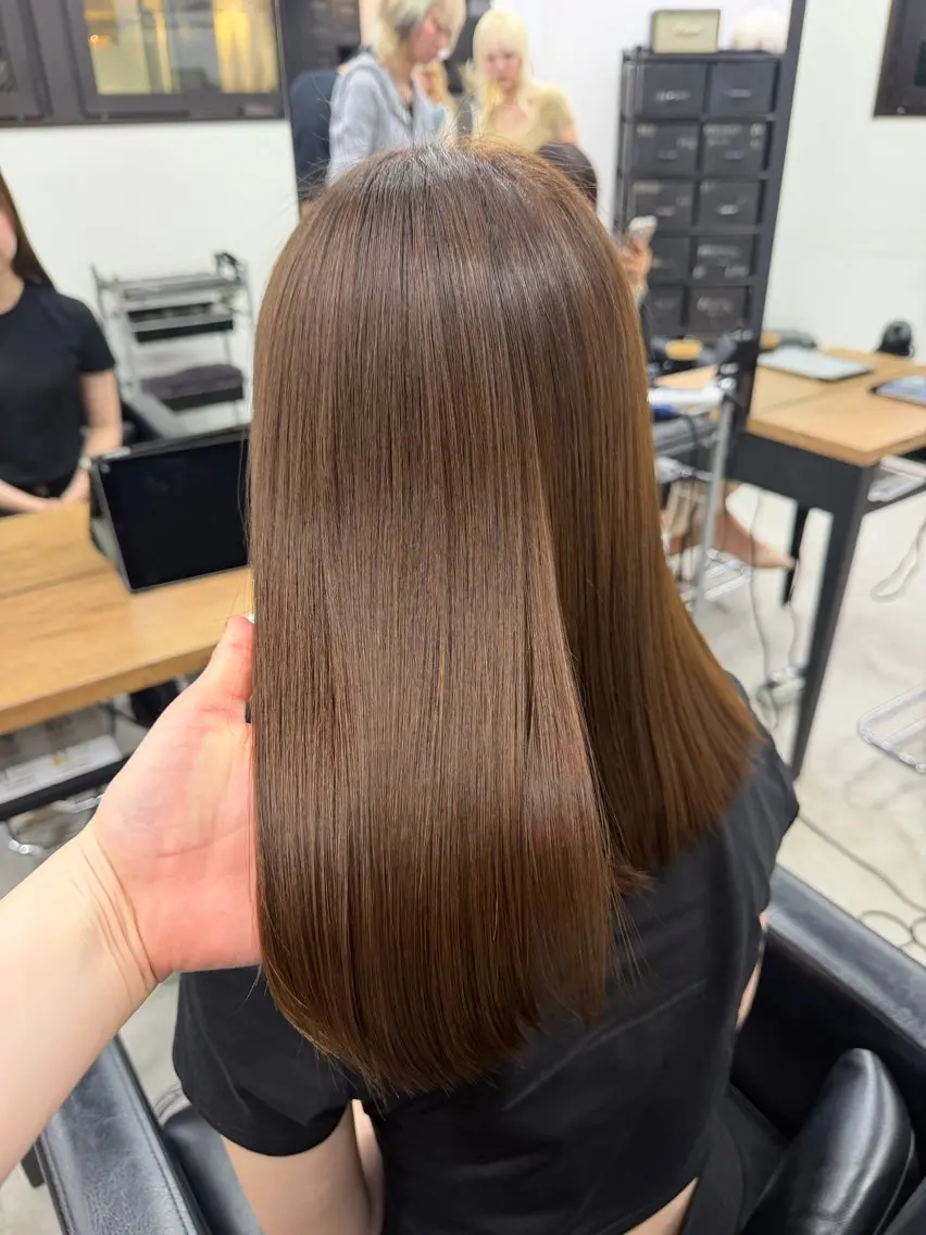 ミディアム ヘアカラー トリートメント KILLA ゆめか🦋のヘアスタイル