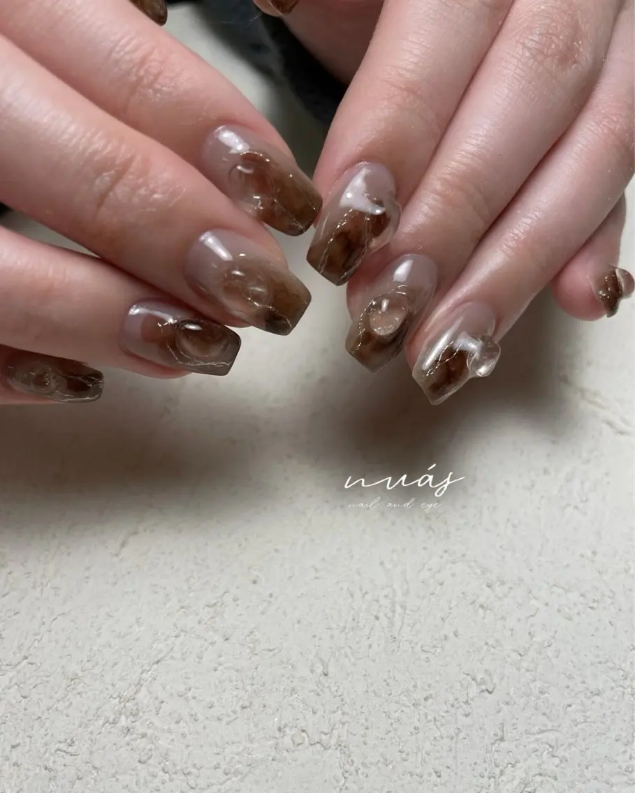 ネイル ハンドネイル nuás nail & eyeのネイルデザイン