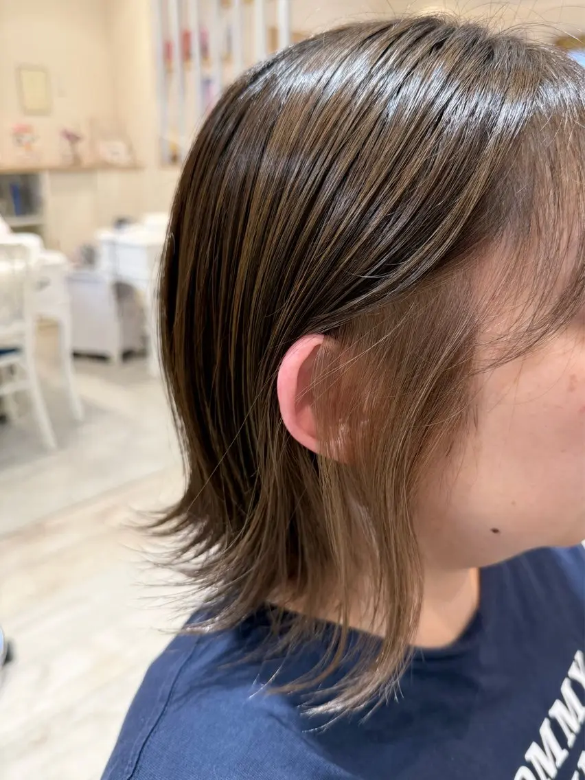 ミディアム パーマモデル 募集中🦢渡邉のヘアスタイル