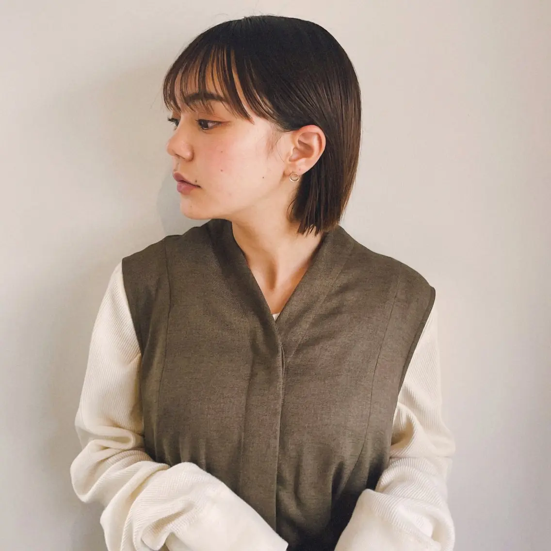 ショート カラー ボブ カット ヘアカラー トリートメント Takuma Suzuki中目黒のヘアスタイル