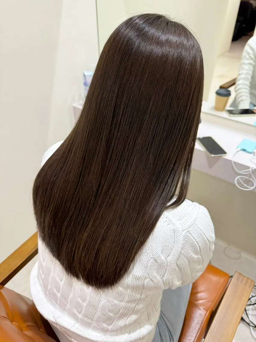 【ご新規様人気No.1】カット+髪質改善inケアカラー+髪質改善TR&スパの写真