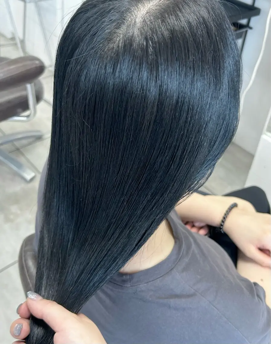 ロング カット ヘアカラー レイヤー/艶髪カラー 森本くるみのヘアスタイル