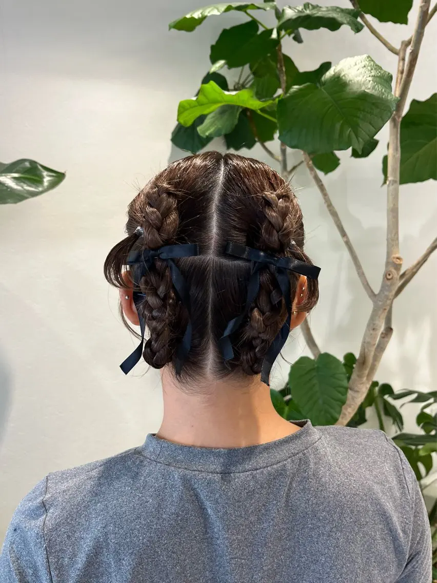 ボブパーマ／アレンジ Onのヘアスタイル