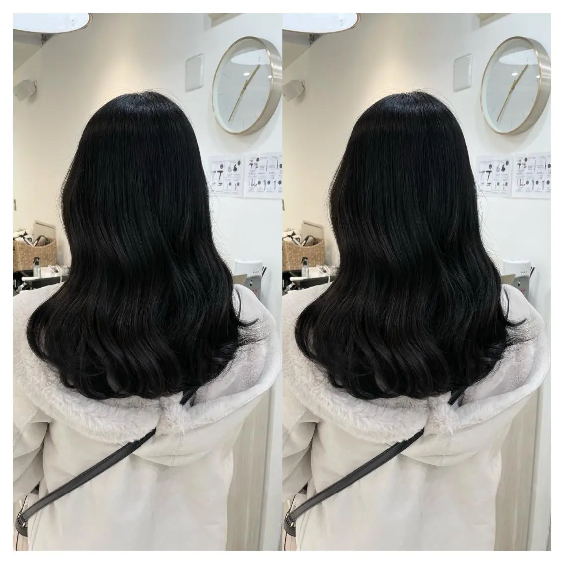 セミロング カラー カット ヘアカラー トリートメント 村山 茉衣のヘアスタイル