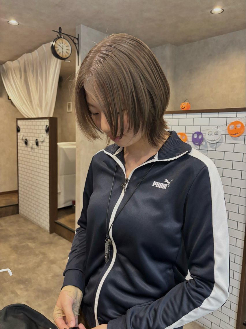 ミディアム ヘアカラー トリートメント silk🐶 ayaneのヘアスタイル