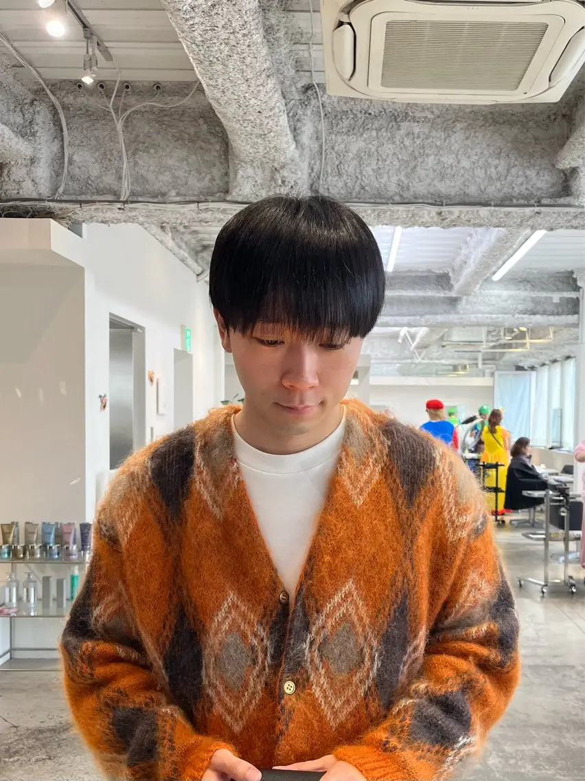メンズ カット 縮毛矯正 ANY/メンズ特化/ シバヤ　ユウキのヘアスタイル