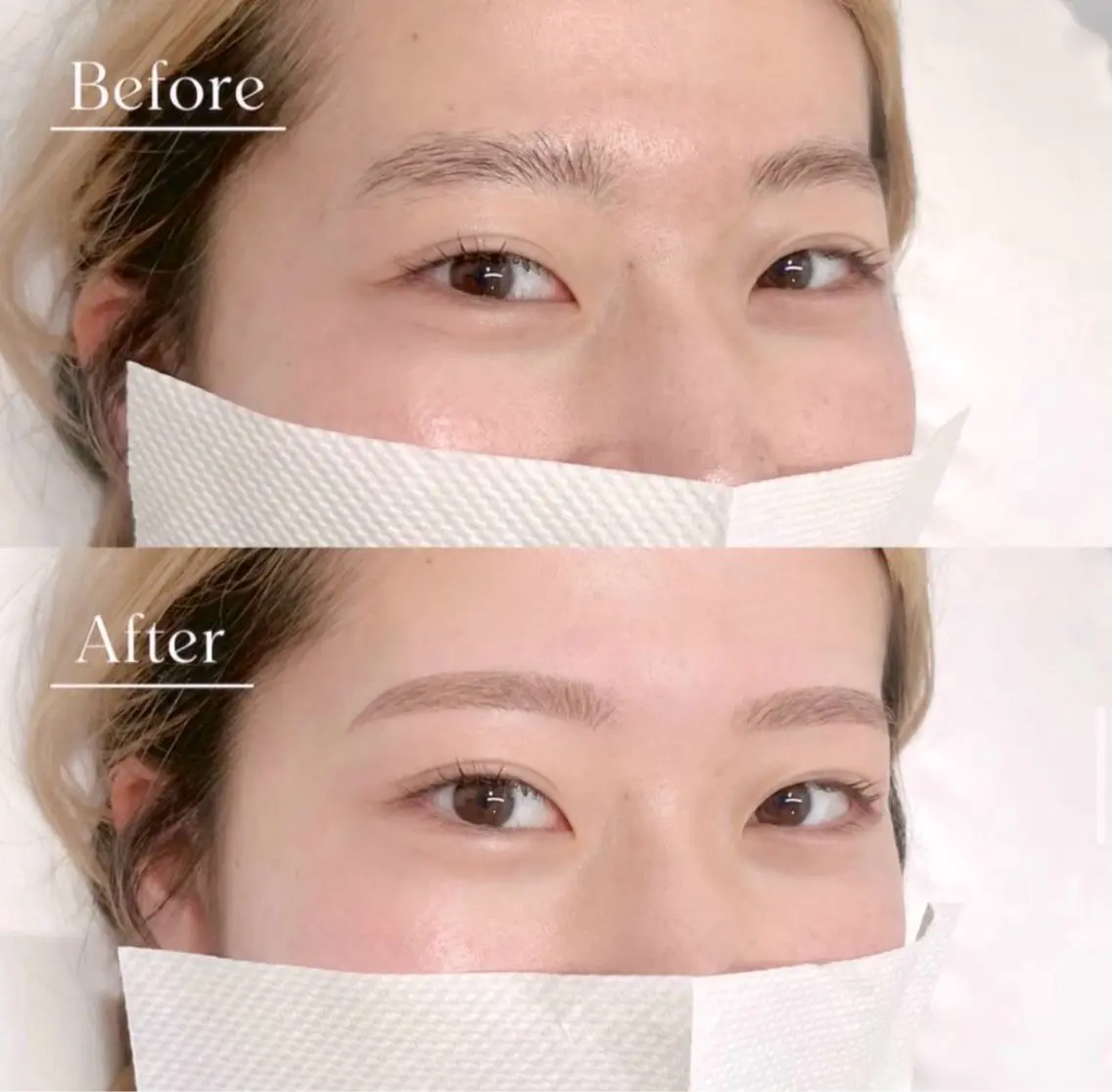 オーダーメイド美眉WAX＋間引き《毛量調整》の写真