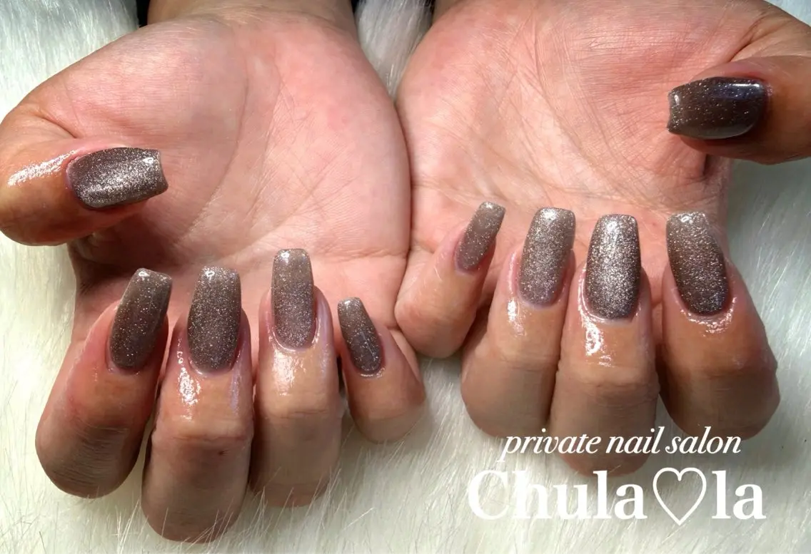ネイル マグネットネイル ハンドネイル Chula♡la 豊見城市高安のネイルデザイン
