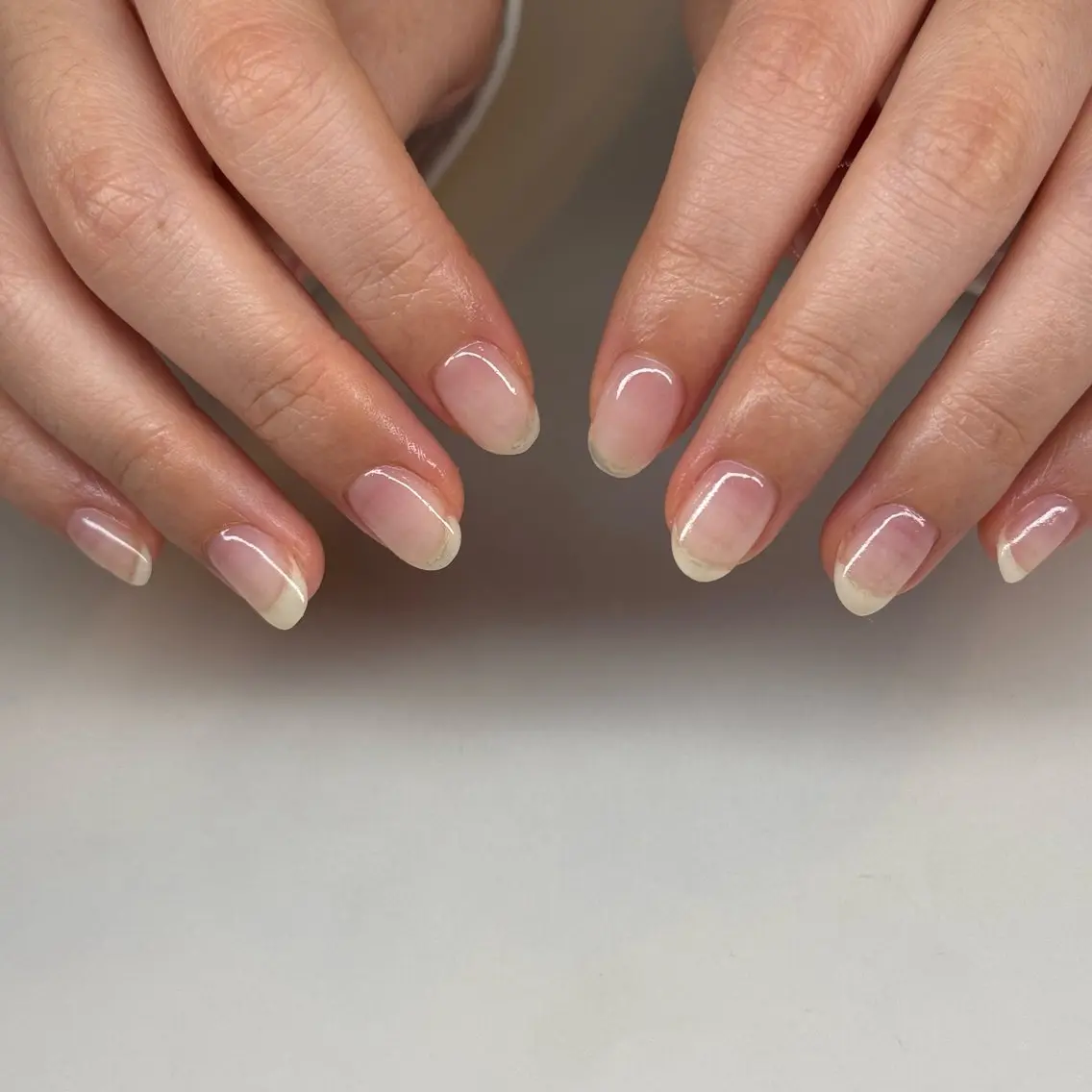 ネイル クリアネイル ジェルネイル ワンカラーネイル filonnail harunaのネイルデザイン