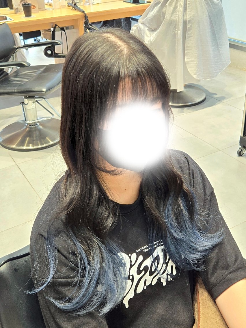 ロング カラー ヘアカラー natural hair 🌿あかりのヘアスタイル