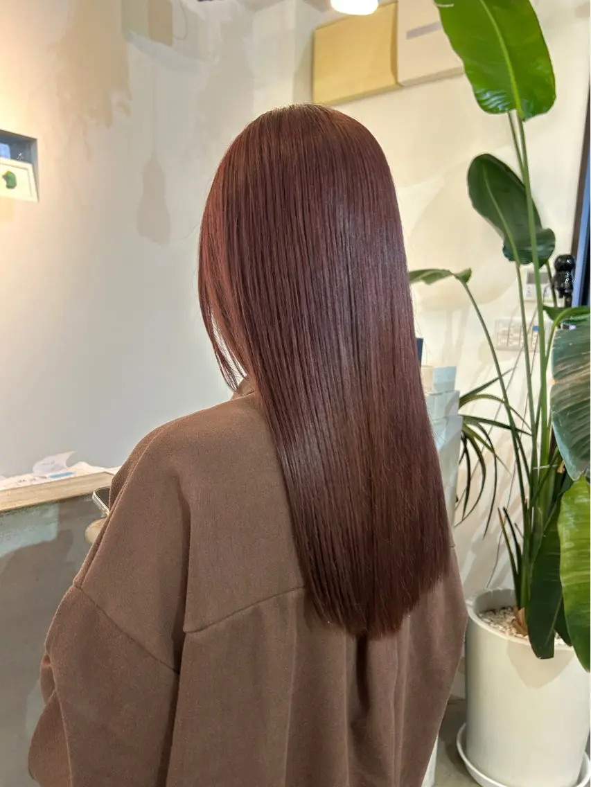 ロング カラー ブラウンカラー ヘアカラー anjii リンのヘアスタイル