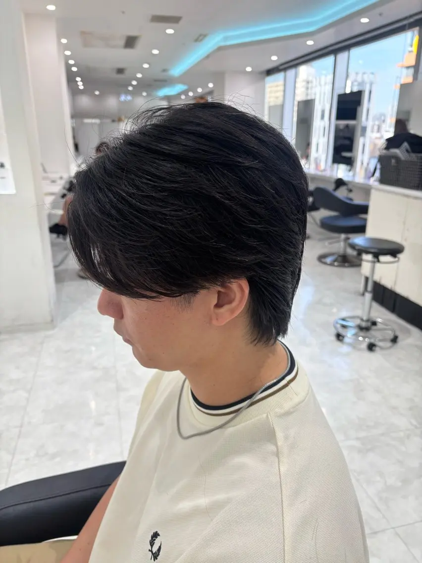 メンズ カット パーマ 銀座/ショート/ メンズ/HINOKIのヘアスタイル