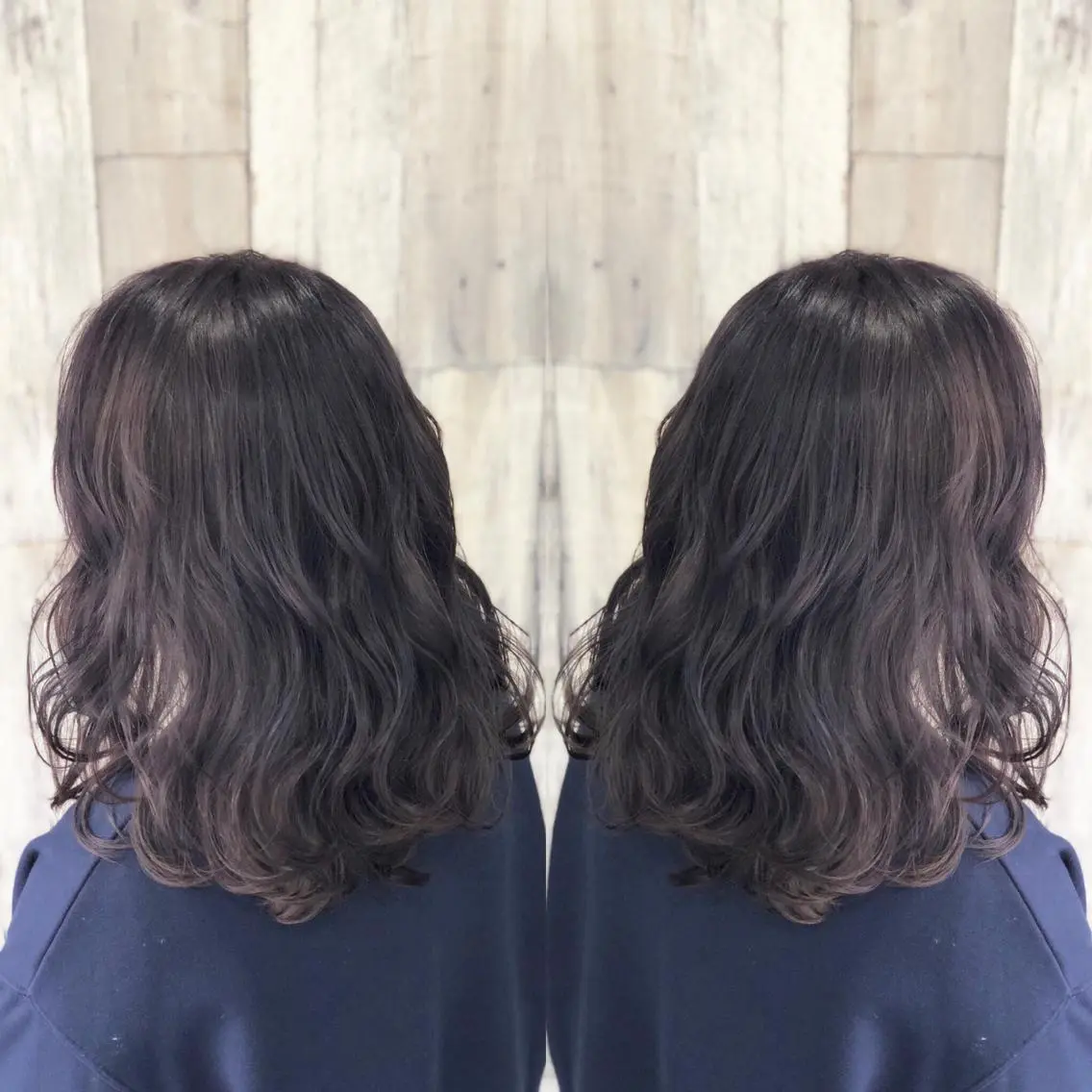 セミロング アッシュ 必ず笑顔で帰っていた だきます!安田祐貴のヘアスタイル