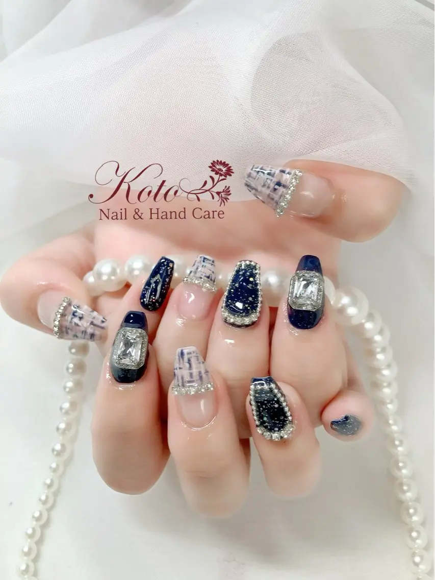ネイル 長さ出し ジェルネイル 持ち込み ニュアンスネイル 赤色 ハンドネイル Nail Salon KOTOのネイルデザイン