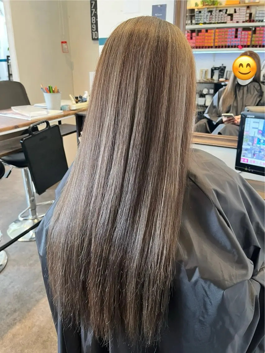 ロング カラー 髪質改善 si6【シーム】 小田みきのヘアスタイル