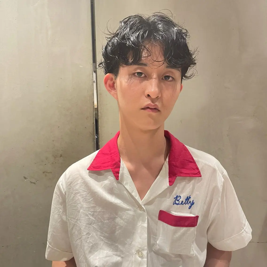 ✨✨カット＋パーマ　(メンズカット　メンズ　マッシュ　ウルフ　パーマ　)の写真