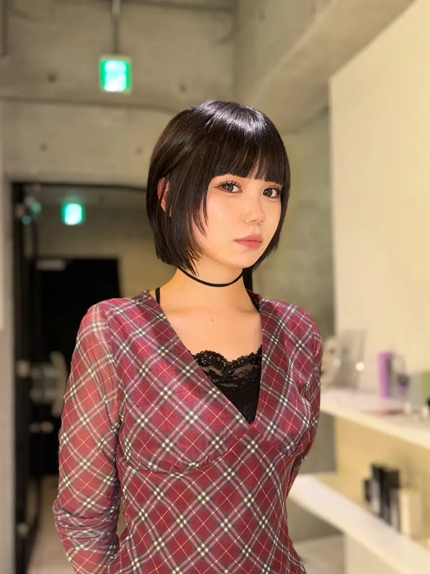 ショート カット トリートメント karina🌿レイ ヤーカット/髪質改善のヘアスタイル