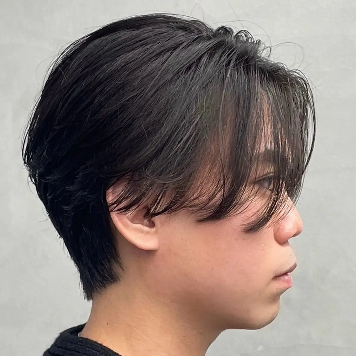 ミディアム パーマ ヘアアレンジ メンズ fifth 石川 凪のヘアスタイル