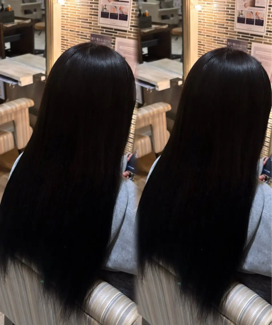 ロング ヘアカラー 杉本 奈々美のヘアスタイル