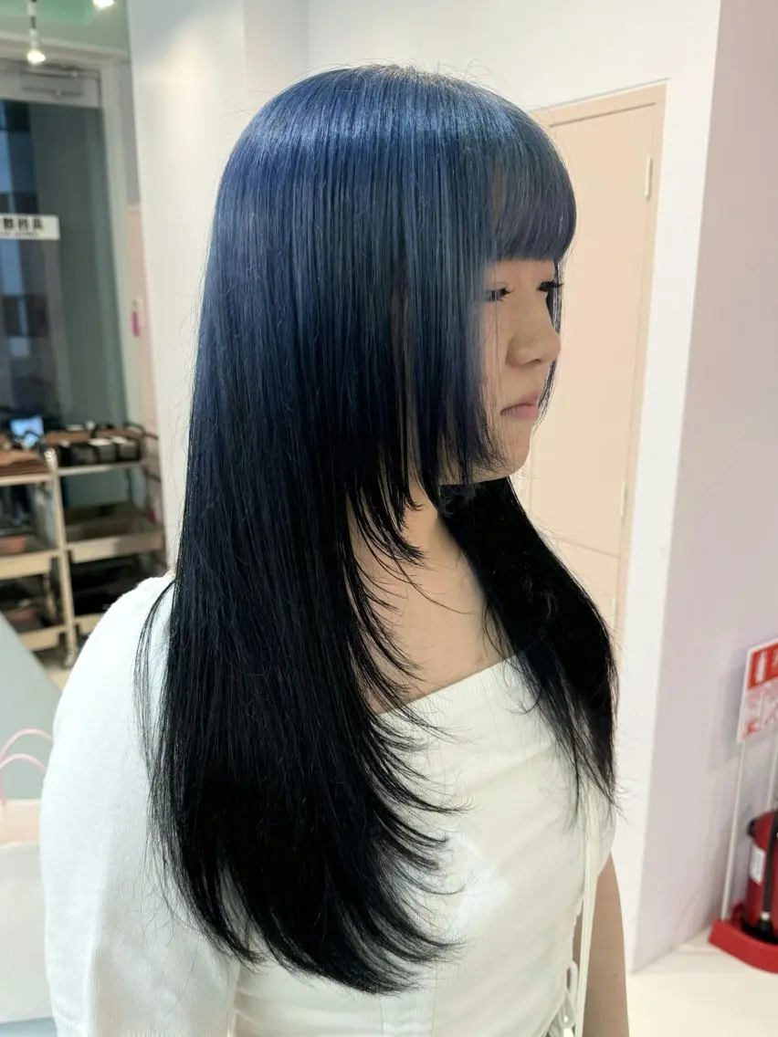 カラー ʜᴀʀᴜɴᴇ💖／ ツヤカラーのヘアスタイル