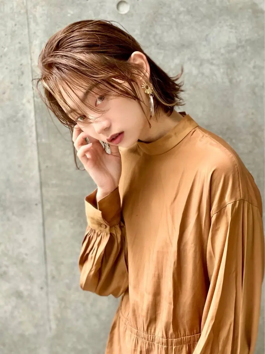 ミディアム アッシュ カット ヘアカラー 🫧岡野/透明感🍃 /髪質改善🫧のヘアスタイル