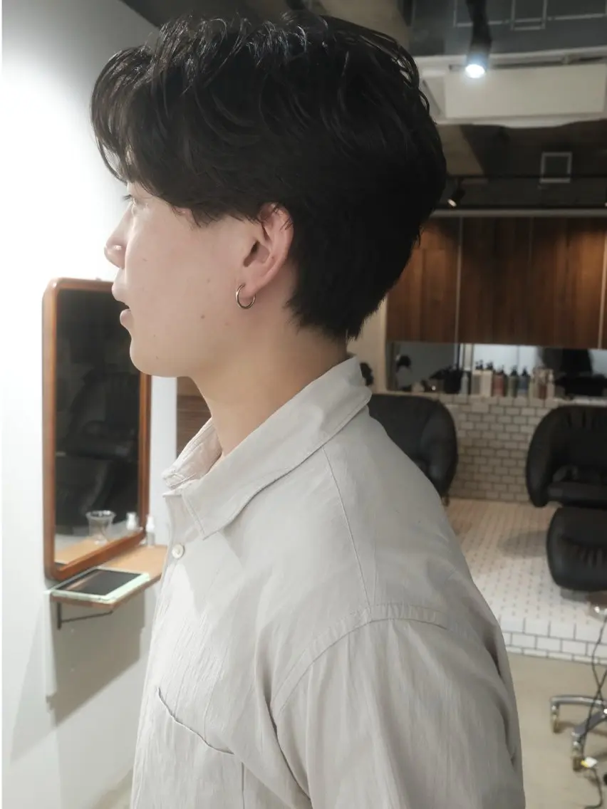 メンズ kaito /都立大学herのヘアスタイル