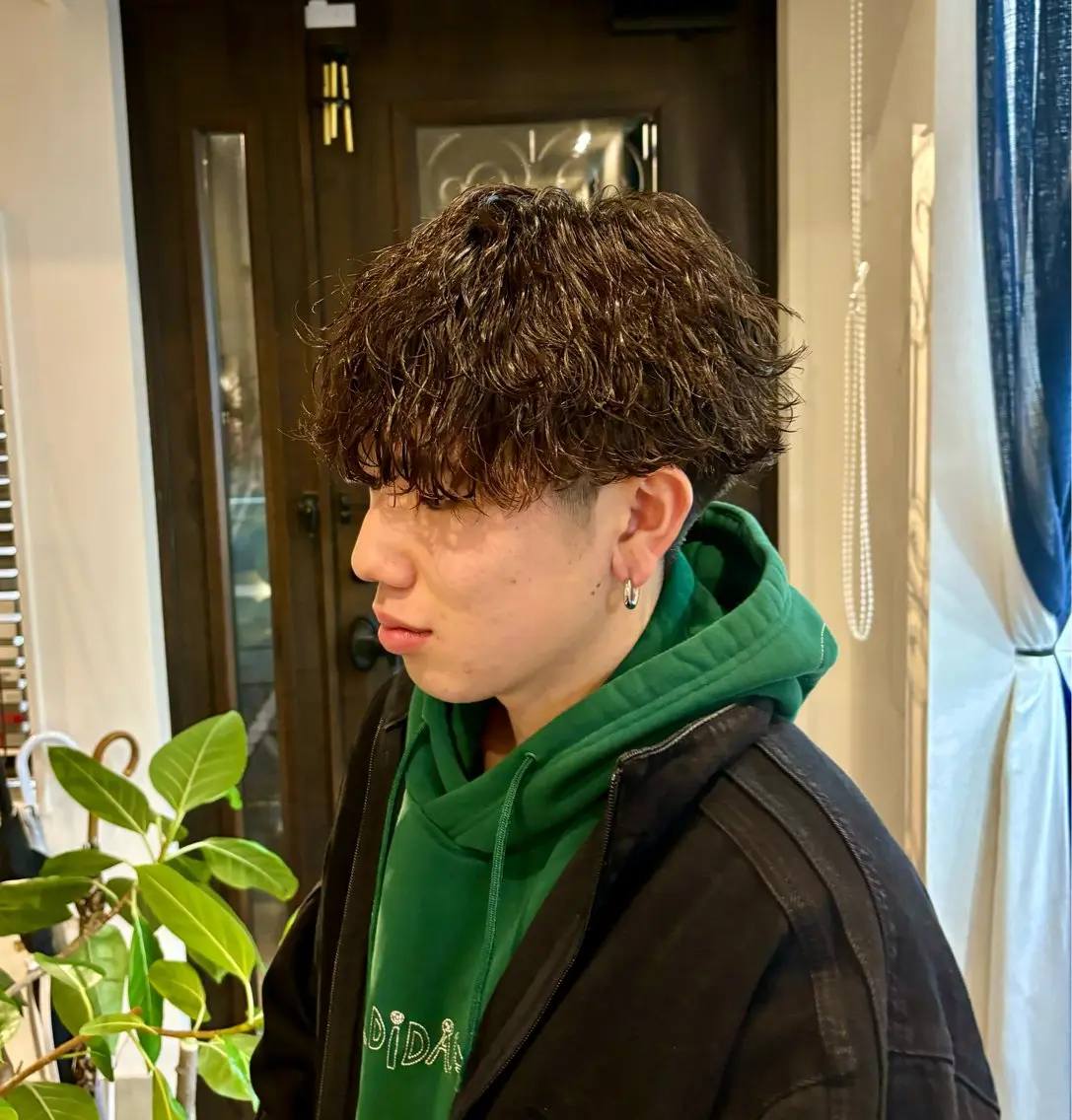 カット＋波巻パーマの写真