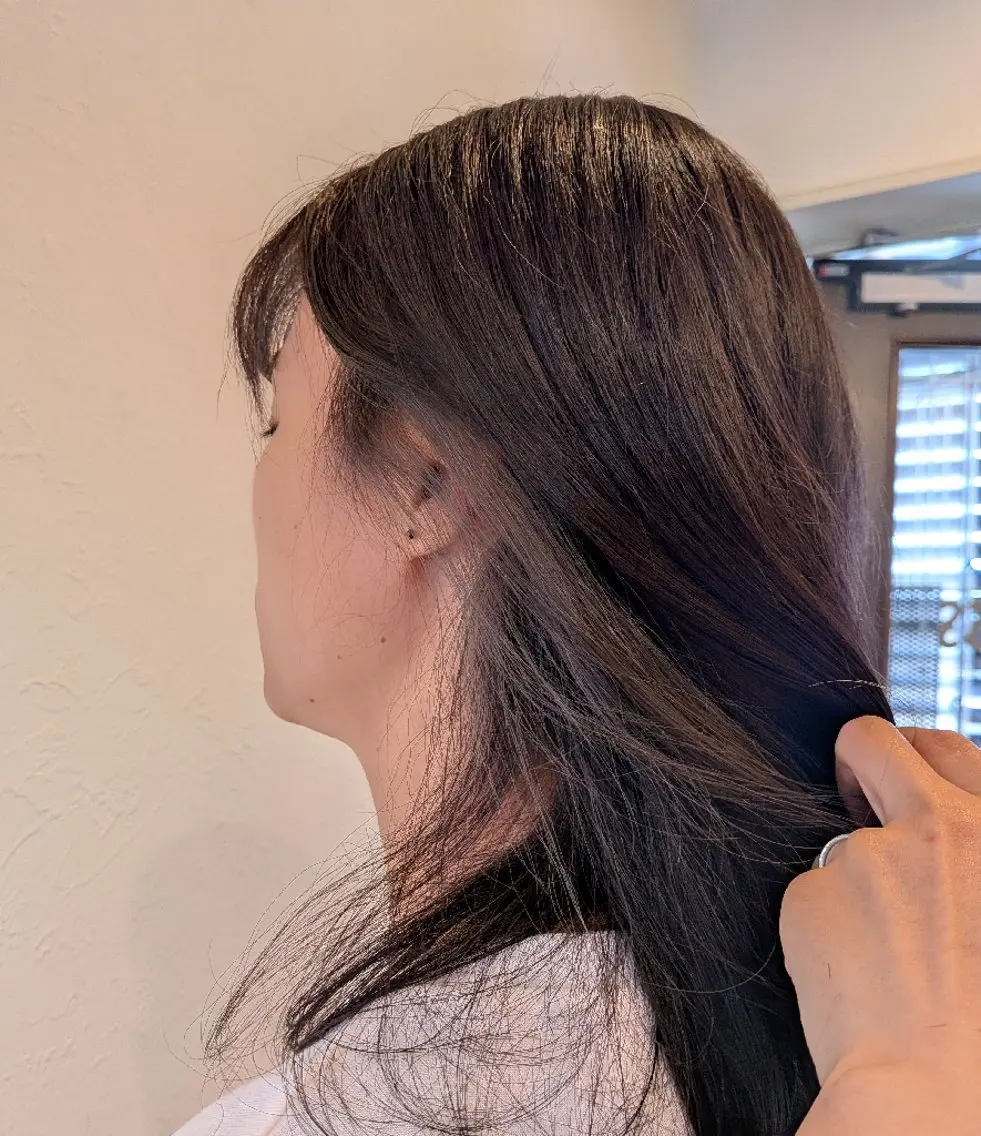 ミディアム アッシュ ママ美容師👶 髪質改善✨️木村倫子のヘアスタイル