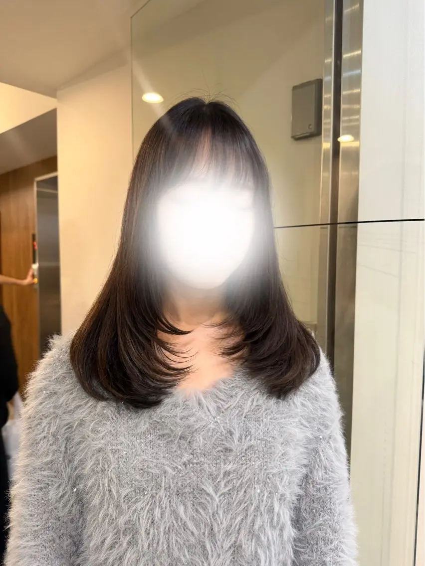 ロング レイヤーカット saya🦢メンズ /ショートカットのヘアスタイル
