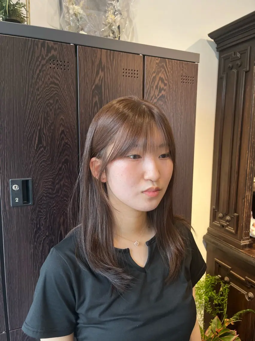 水ノ上 優花のヘアスタイル