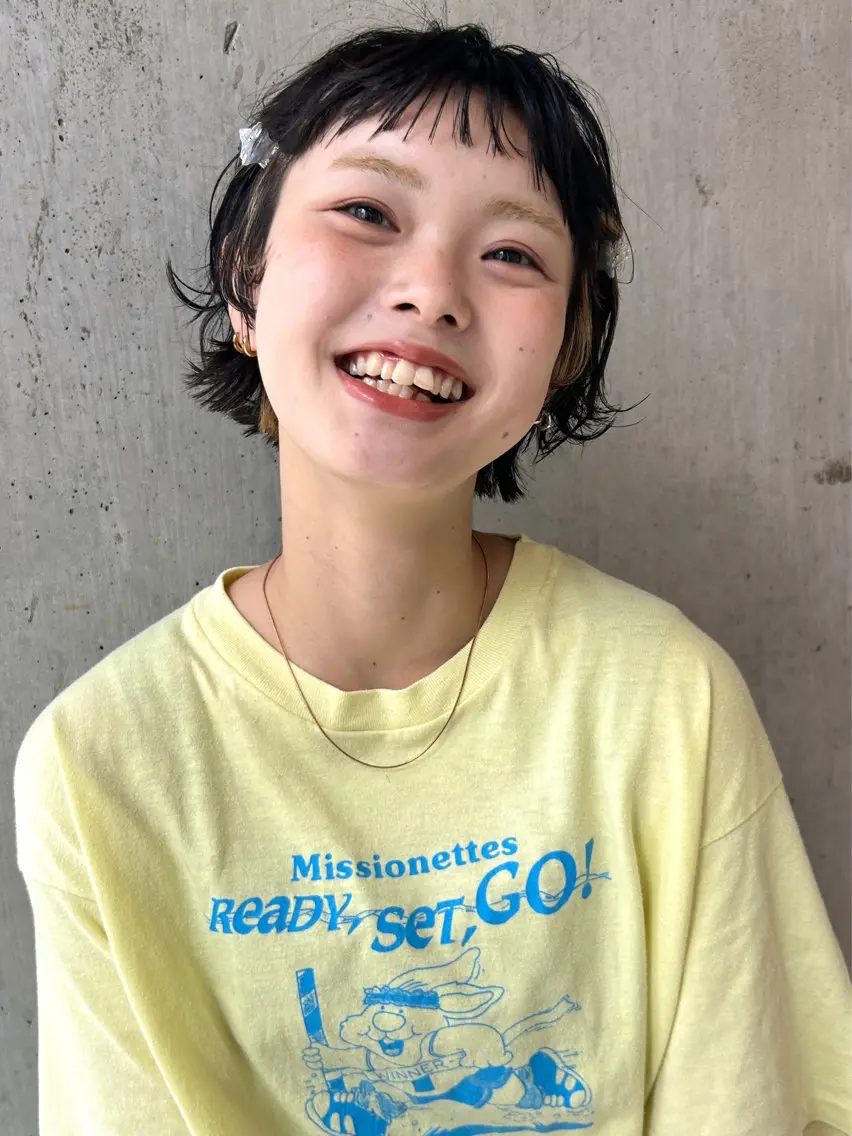ショート カラー パーマ ショートヘア baLon.fem/ 澤田 奈々子のヘアスタイル