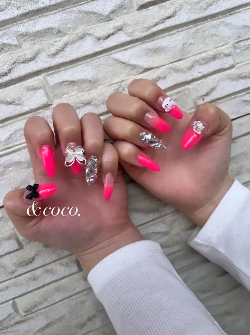 ネイル 長さ出し ＆ coco.のネイルデザイン