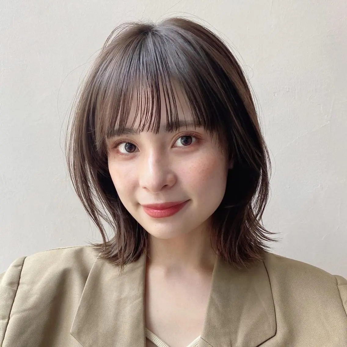 ショート ボブレイヤー ボブ レイヤーカット 栗原 瑞稀のヘアスタイル