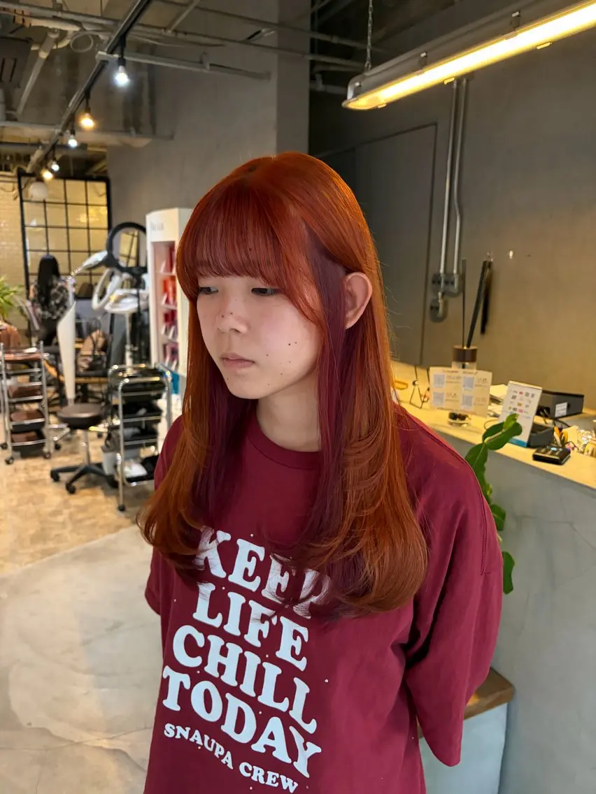 ロング ヘアカラー charme by sarah/ aoiのヘアスタイル