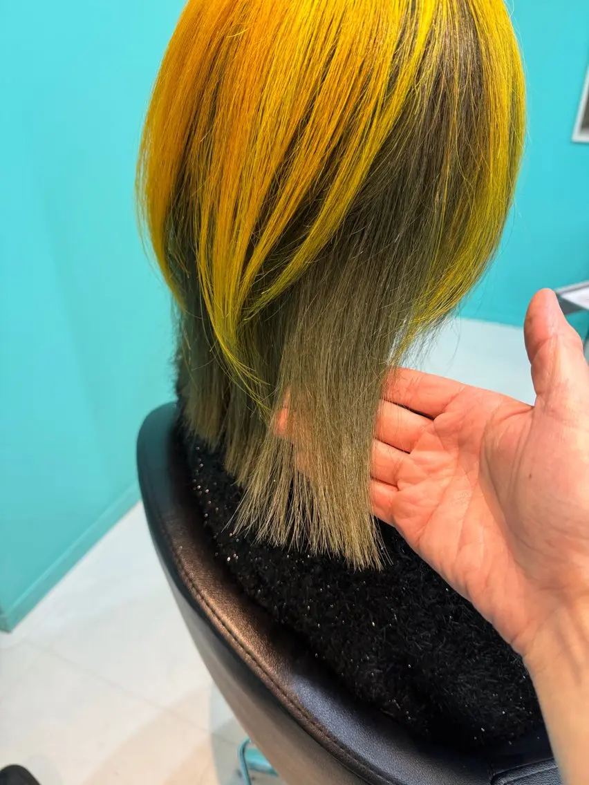 ショート カラー ブリーチ ダブルカラー ショートヘア ウルフカット ヘアカラー 🫧ショート/ボブ 池袋西口・泡渕✂️のヘアスタイル