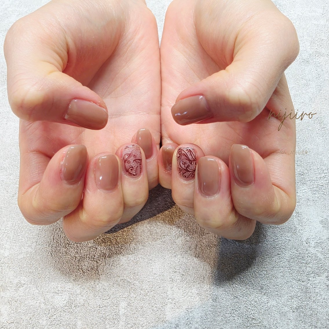ネイル ハンドネイル nijiiro🌈 サトウのネイルデザイン