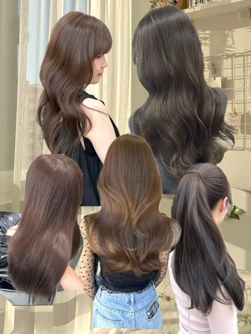 カラー カット ヘアカラー 韓国ヘア🦢🖤 Sayumiのヘアスタイル