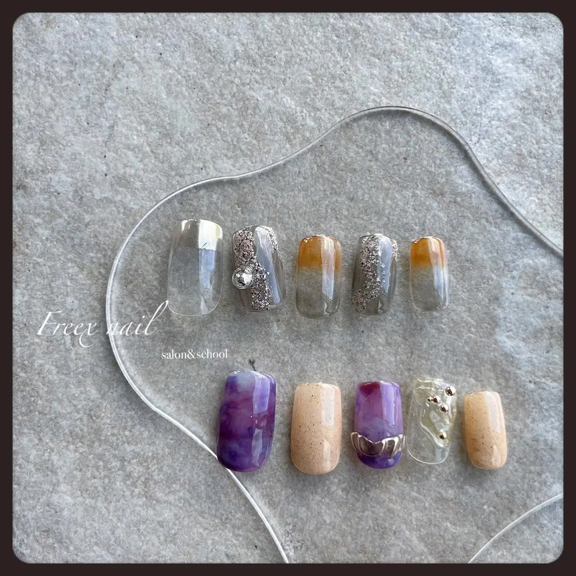 ネイル ハンドネイル ハンドケア freex nail /ニュアンス/個性派のネイルデザイン