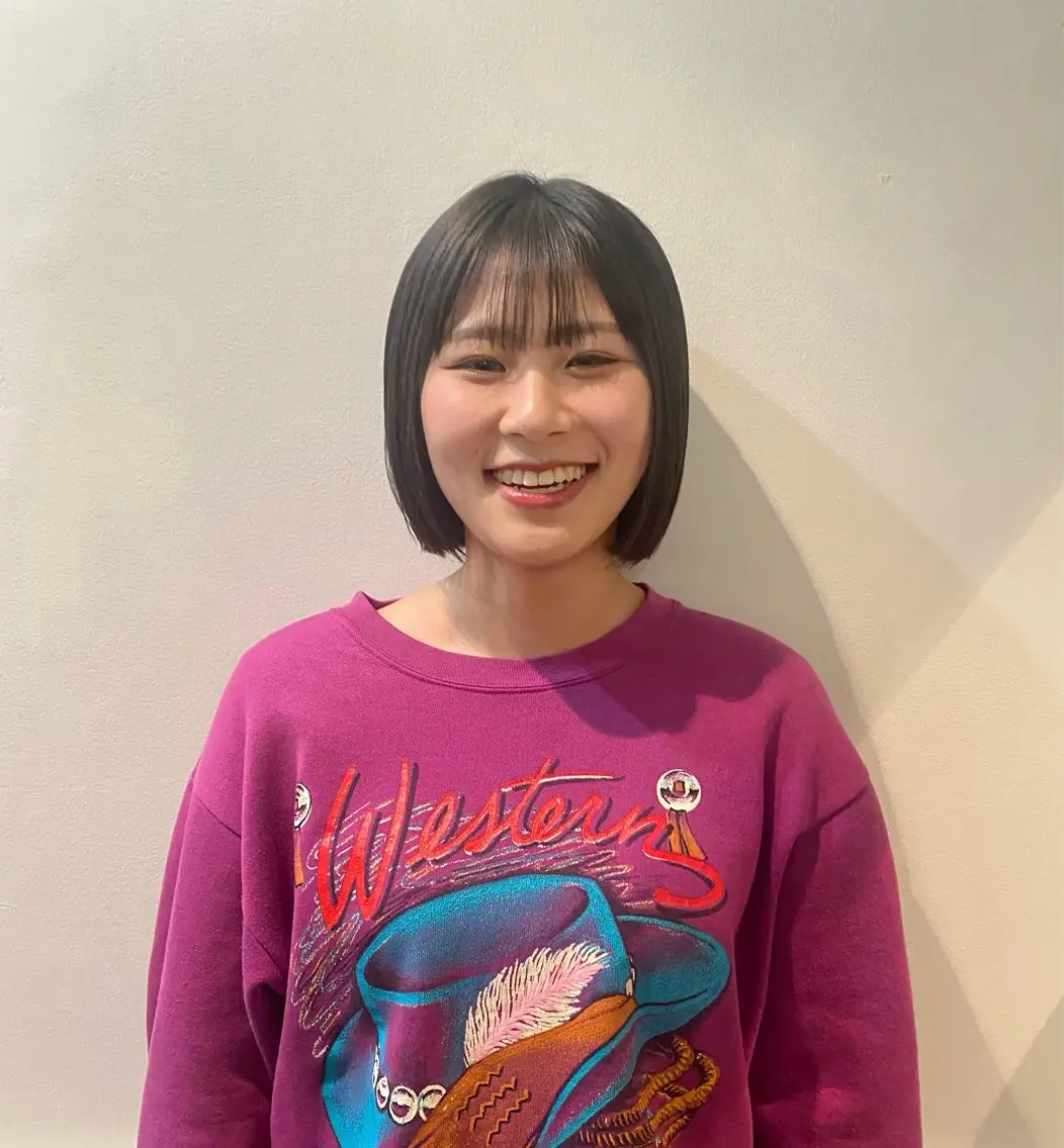 ミディアム カラー ヘアカラー ソノダ リコのヘアスタイル