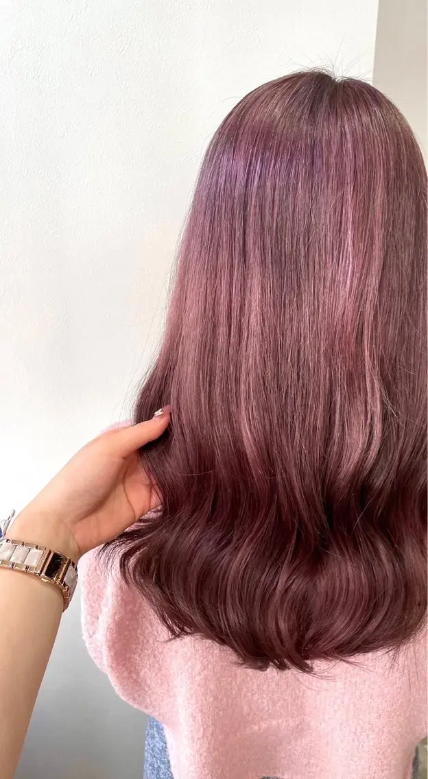 ミディアム ヘアカラー 🦄🌈田中聖太郎 ニュアンスカラー🦄のヘアスタイル