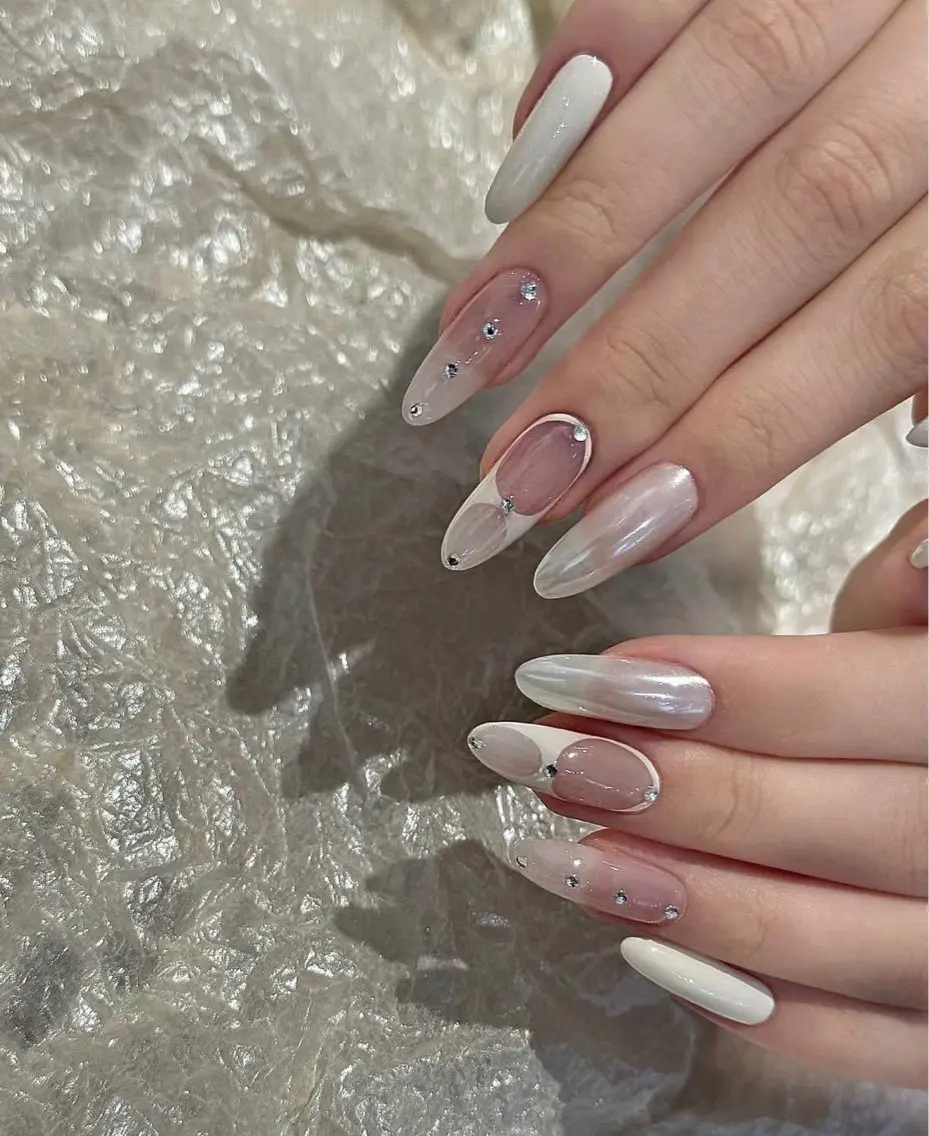 ネイル チークネイル フットネイル フレンチネイル グラデーション 韓国ネイル YUKI NAILのネイルデザイン