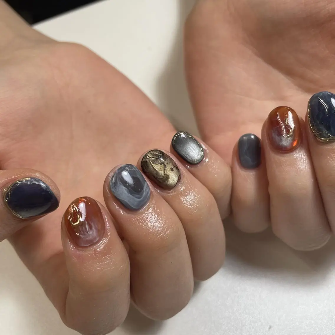 ネイル ニュアンスネイル nail salon Libertyのネイルデザイン