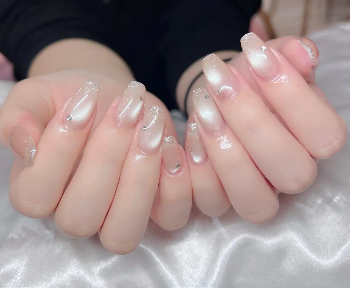ネイル 🎀PG🩵 ネイルサロンのネイルデザイン