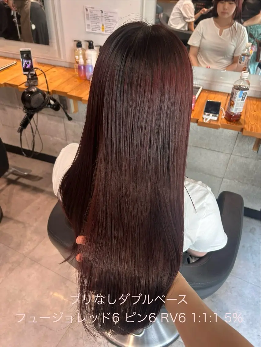 ロング カット ヘアカラー ヘッドスパ レイヤーStyle 🪽菜々実のヘアスタイル